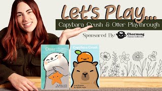 Let's Play... Capybara Crush & Otter! | Solo Playthrough Livestream