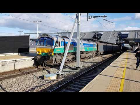 Bardon liveried GBRF 66711 Departs Reading
