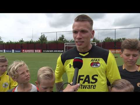 Reactie Bizot na eerste training AZ