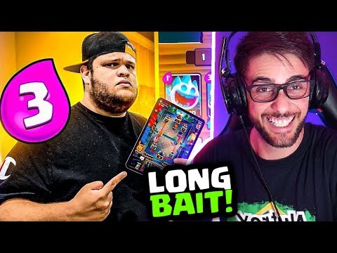 1V1 DECK DE LONG BAIT 3.0 CLASH ROYALE