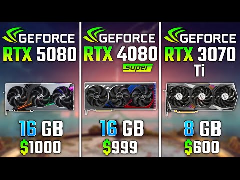 RTX 5080 vs RTX 4080 SUPER vs RTX 3070 Ti | Test in 6 Game