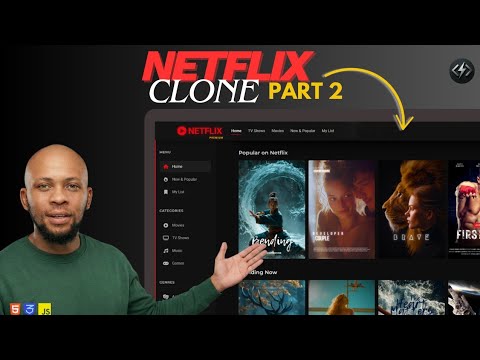 Build Netflix Clone 2026 with HTML & CSS (Part 2) –  CSS Full course|Frontend projects