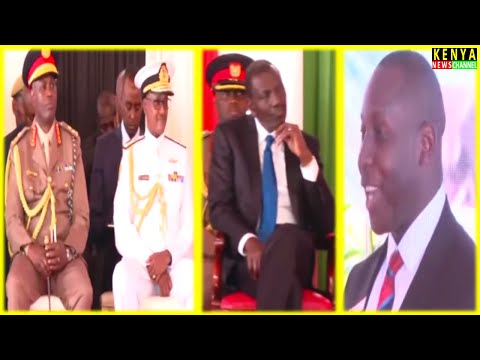 Ruto & KDF Generals IMPRESSED by Young Graduate of National Defence College Valedictorian Speech