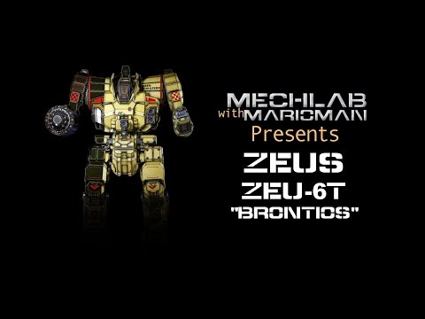 MechWarrior Online: MechLab with marioman: Zeus ZEU-6T "Brontios"