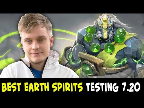 BEST Earth Spirit in Dota Jerax — testing 7.20