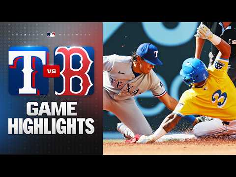 보스턴 VS 텍사스 6:3 MLB 하이라이트