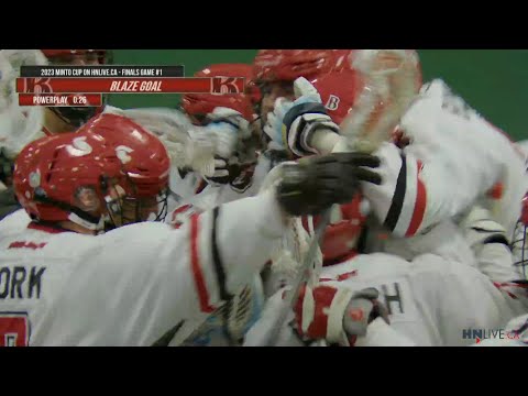 2023 Minto Cup Final Highlights - Burlington vs Coquitlam, Game 1