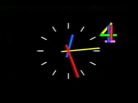 Channel 4 Closedown Announcement at End of Night - August 1984