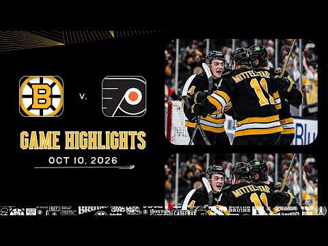 Game Highlights: Boston Bruins vs Philadelphia Flyers