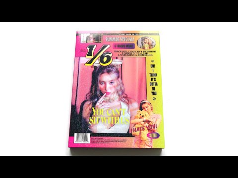 [ASMR] Unboxing Sunmi 선미 3rd Korean Mini Album 1/6 6분의1 'You can't sit with us'