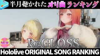 【ReGLOSS】半月で一番聴かれたオリ曲は？オリ曲ランキング 30 most viewed song in this month 2026/3/30～2026/4/13【ホロライブ】
