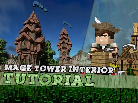 Minecraft Tutorial: Mage Tower Interior!