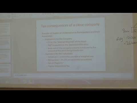 Lecture 1 Part 1 Corporation Tax Close Company Rules