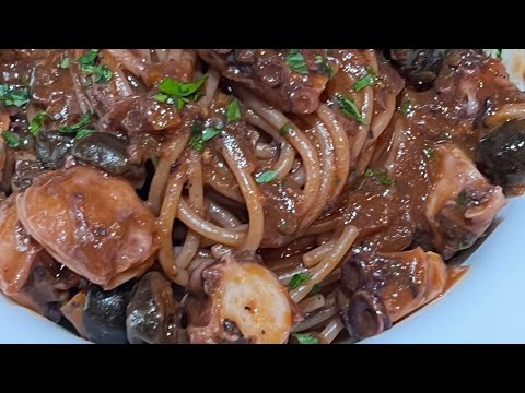 Spaghetti al Polpo 🐙 Ubriaco 😍