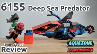YouTube thumbnail: LEGO review 6155: Deep Sea Predator (1995, Aquazone - Aquasharks) 🔎