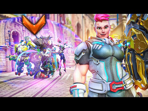 1 BUFFED Top 500 ZARYA vs 5 Bronze Players - Who wins?! (PART 2 ft. GURU)