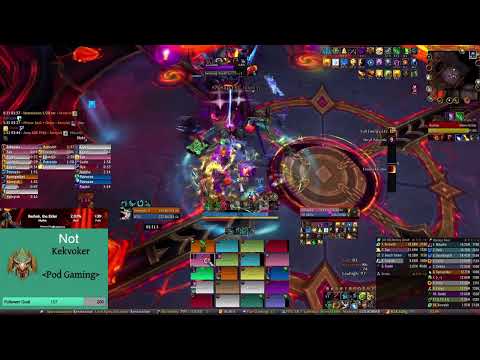 Pod Gaming vs Mythic Rashok, the Elder - Restoration Druid (w/ Logs)
