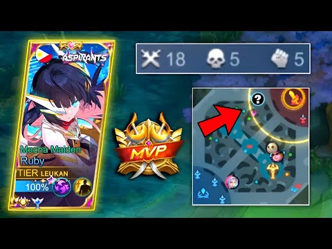 18 KILLS RUBY BUT THIS GUY IS THE REAL MVP OF THIS GAME!🔥RUBY MOBILE LEGENDS