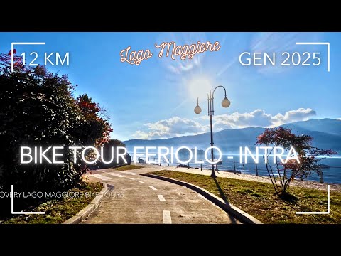 RADWEG AM MAGGIORE-SEE VON FERIOLO NACH VERBANIA | PIEMONT | ITALIEN