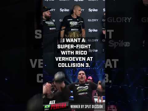 Heavyweight Kickboxing Champ Rico Verhoeven was not impressed with Alex Pereira 👀 #alexpereira