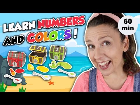 Learn Numbers Colors Counting and Shapes with Ms Rachel | Learning Videos for Toddlers in English