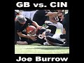 5 Scary Hits Green bay packers vs Cincinnati bengals  Joe Burrow  NFL Fans