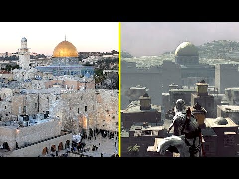 Assassin's Creed - Game vs Real Life - Jerusalem Comparison