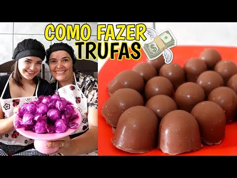 COMO FAZER TRUFAS (GANHANDO DINHEIRO EM CASA) ♥ - Bruna Paula