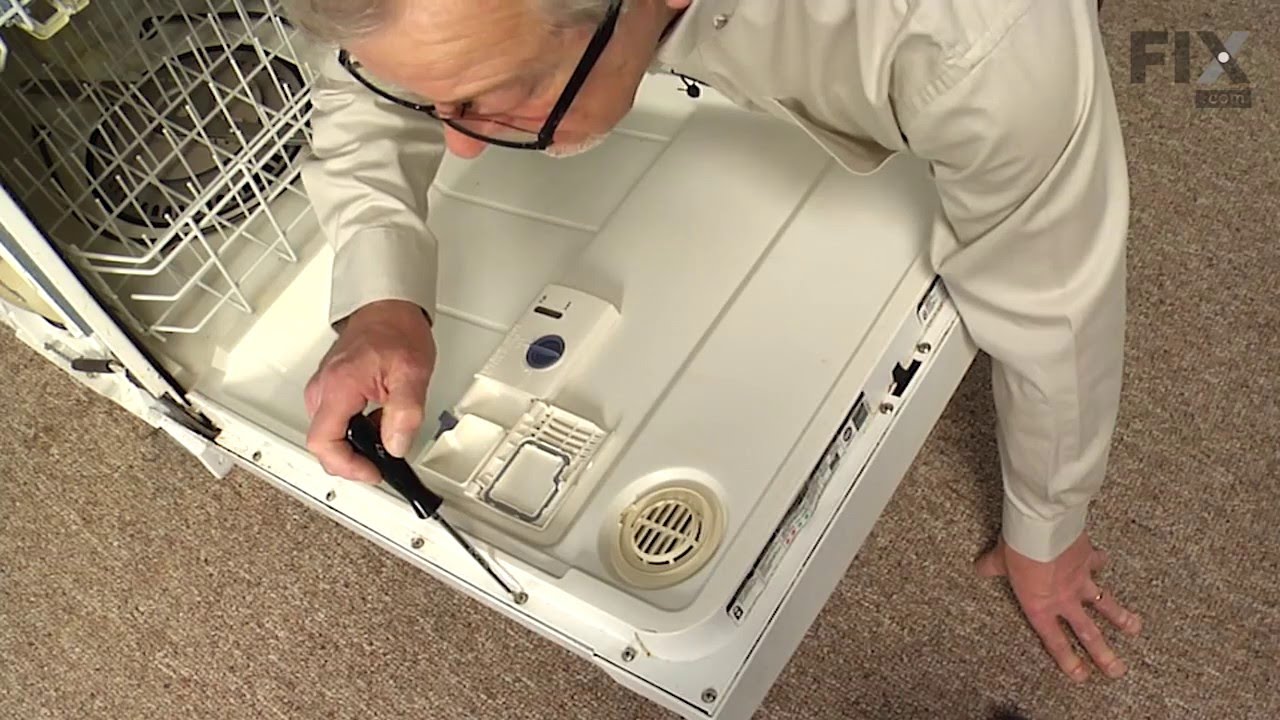 Replacing the Dishwasher Electronic Control Board