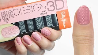 How To Use Sally Hansen's Design 3D Nail Stickers!