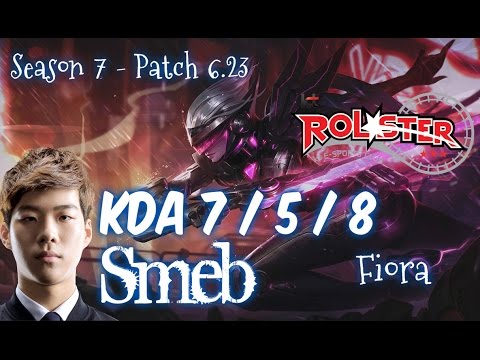KT Smeb FIORA vs POPPY Top - Patch 6.23 KR Ranked