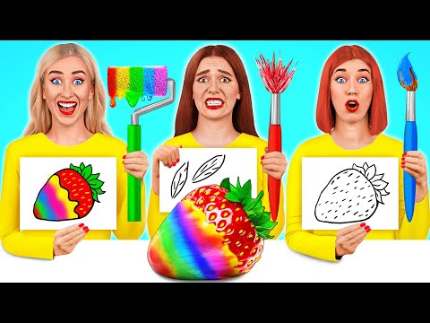 Quién Lo Dibuja Mejor Toma El Desafío Del Premio | Trucos de Arte Geniales por TeenDO Challenge