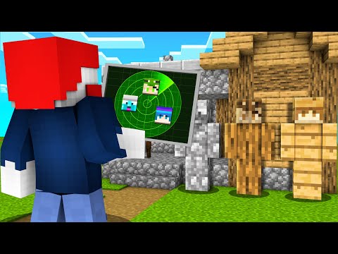 RADAR HACK PRANK gegen ELINA, CANDY, GAMBO! - Minecraft