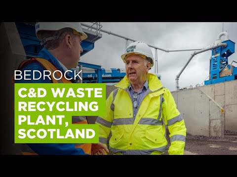 Bedrock Plant Hire 80tph C&D Waste Recycling Wash Plant in Scotland - CDE Projects