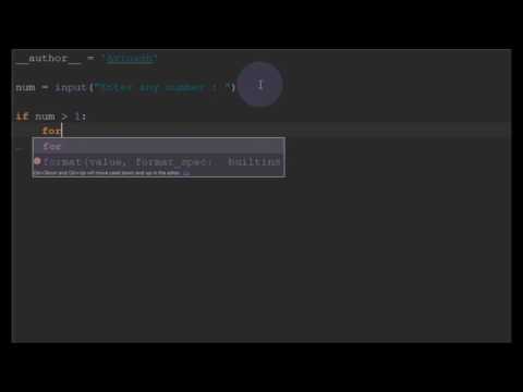 Python Program Identify Primecomposite Number