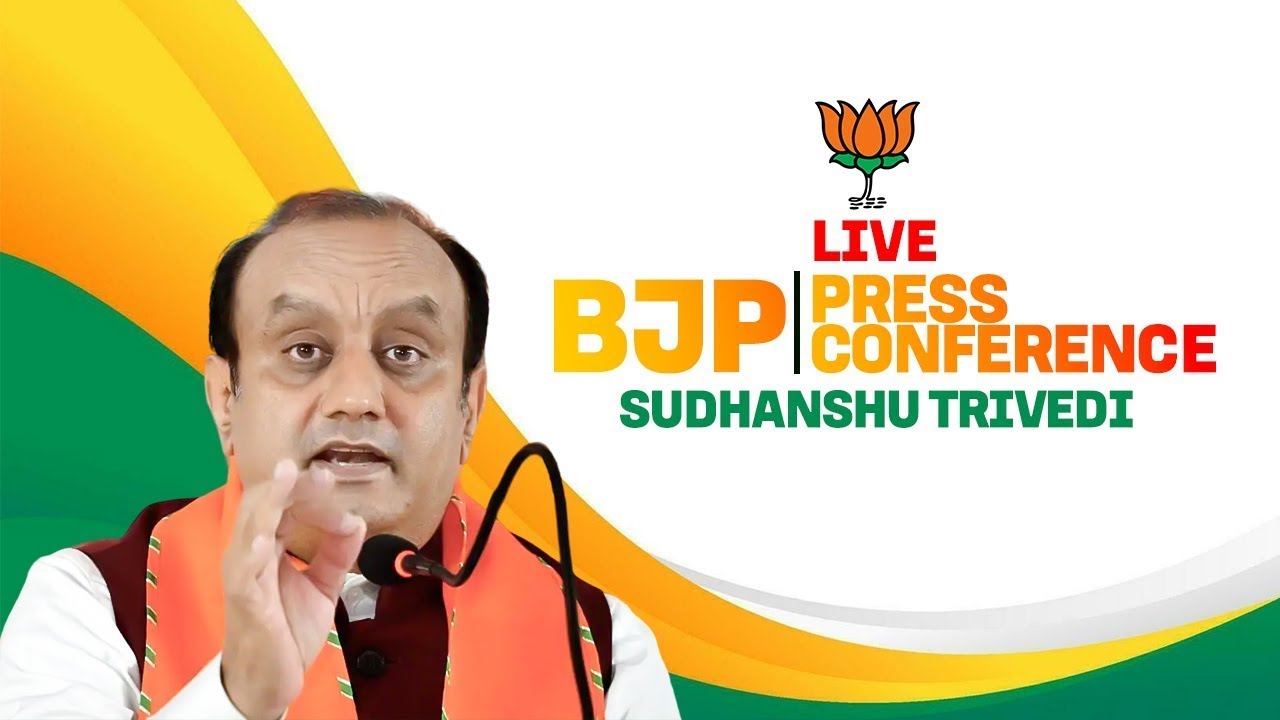 LIVE: BJP leader Sudhanshu Trivedi Addresses PC | Biggest Drug Bust In Delhi |Congress |Rahul Gandhi