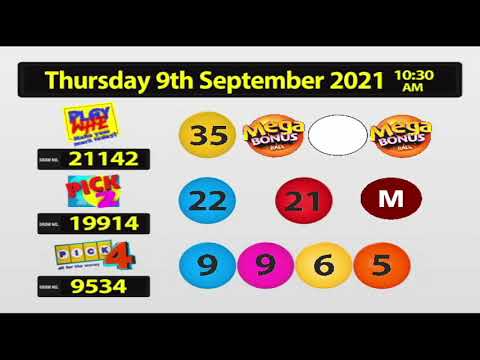 NLCB Online Draws   Thursday 9th September 2021