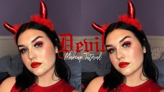 devil halloween makeup tutorial