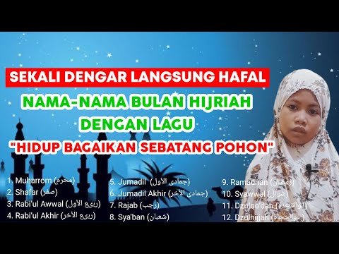 MENGENAL NAMA-NAMA BULAN HIJRIYAH DENGAN LAGU MUDAH DI HAFAL