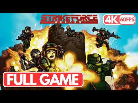 Strike Force Heroes Full Game Walkthrough - No Commentary - 4k60fps