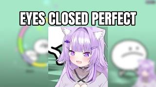 Okayu Gets the PERFECT Medal in Rhythm Heaven While Barely Seeing the Screen | Nekomata Okayu