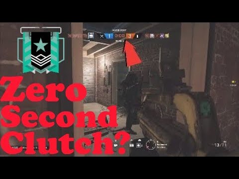 Zero Second Clutch? - Diamond Console - Rainbow Six Siege