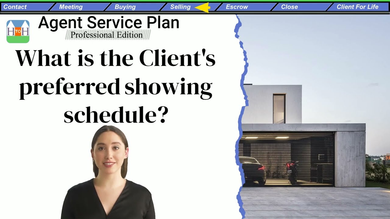 What is the Client s preferred showing schedule