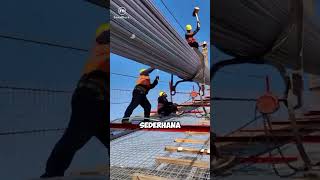 Download lagu Rahasia di Balik Pemasangan Kabel Raksasa Jembatan Gantung! mp3