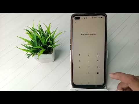 how to set app lock password in realme x50 pro mobile