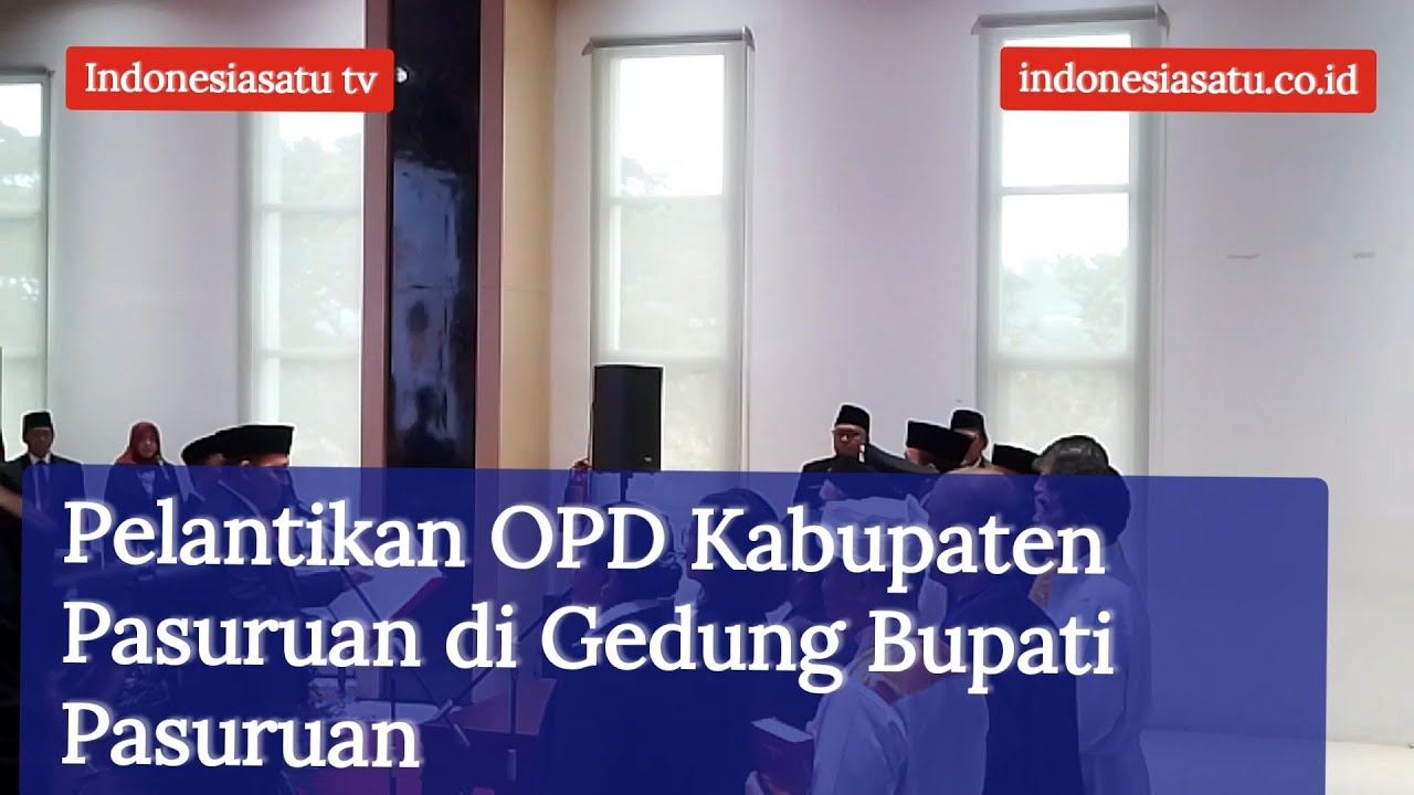 Pelantikan 297 OPD di Pasuruan