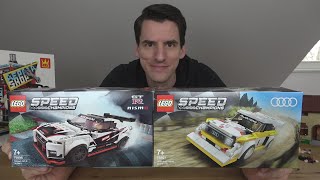 Der beste Rallyewagen überhaupt! 1985 Audi Sport quattro S1 und sein Freund, der Nismo! Lego 76896/7
