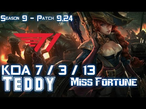 T1 Teddy MISS FORTUNE vs DRX Deft KAI'SA ADC - Patch 9.24 KR Ranked
