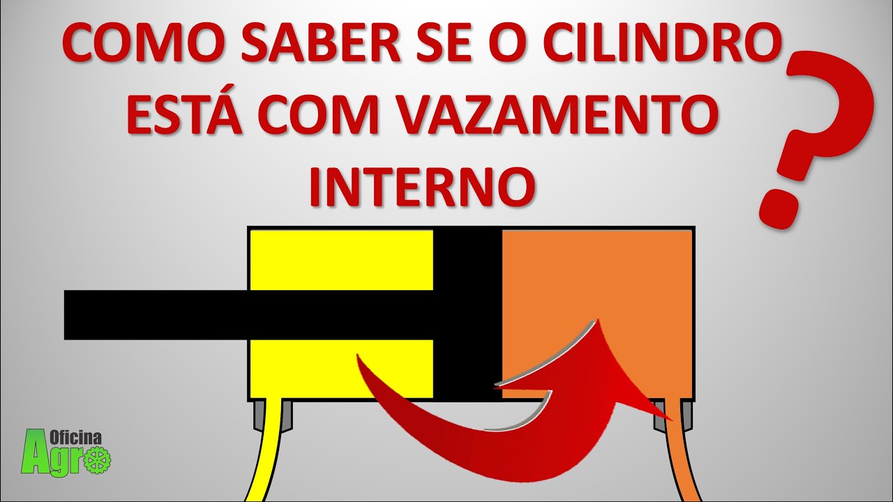 CILINDRO DE DUPLA AÇÃO - VAZAMENTO INTERNO