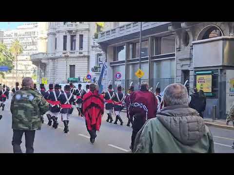 Más de 300 personas homenajearon al General Güemes en Plaza de Mayo